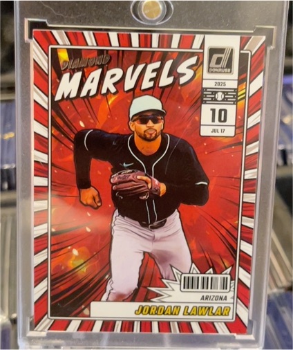 2025 Panini Donruss Diamond Marvels #17 Jordan Lawlar — front