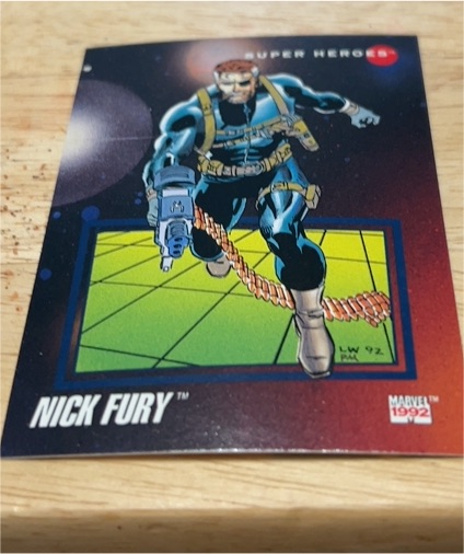 1992 Impel Marvel Universe Series 3 #40 Nick Fury — front