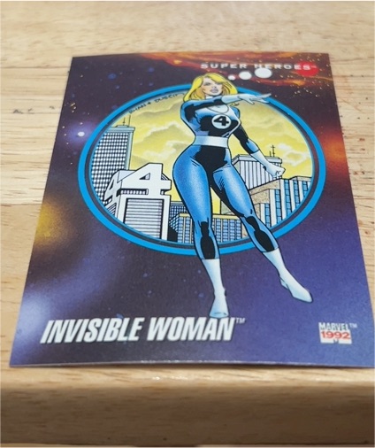 1992 Impel Marvel Universe Series 3 #34 Invisible Woman — front