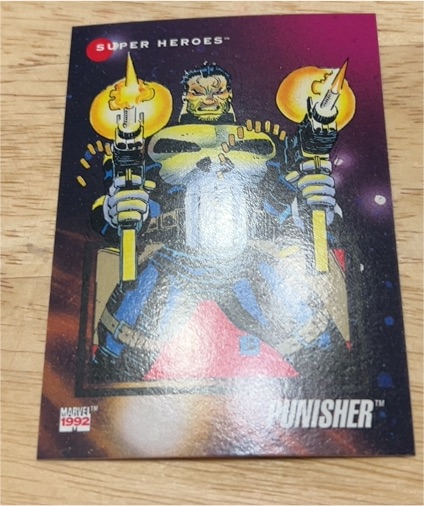 1992 Impel Marvel Universe Series 3 #28 Punisher — front