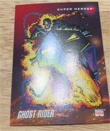 1992 Impel Marvel Universe Series 3 #25 Ghost Rider — front