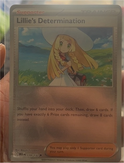 2023 Pokémon Mega Evolution #119 Lillie's Determination — front