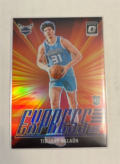 2024-25 Donruss Optic #8 Tidjane Salaun Express Lane — front