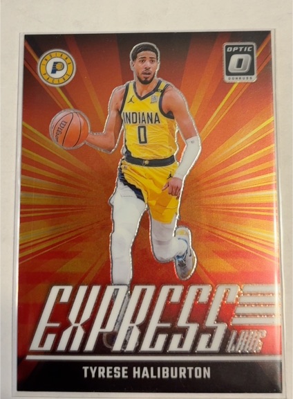 2024-25 Donruss Optic #25 Tyrese Haliburton Express Lane — front