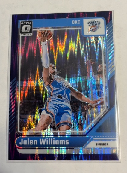 2024-25 Donruss Optic #225 Jalen Williams — front
