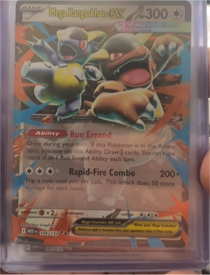 2025 Pokémon TCG Mega Evolution #104 Mega Kangaskhan EX — front