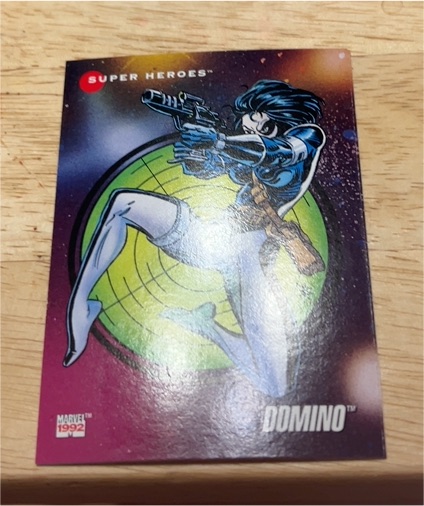 1992 Impel Marvel Universe Series 3 #19 Domino — front