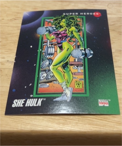 1992 Impel Marvel Super Heroes #16 She Hulk — front
