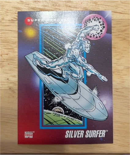 1992 Impel Marvel Universe Series 3 #15 Silver Surfer — front