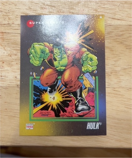 1992 Impel Marvel Universe Series 3 #13 Hulk — front