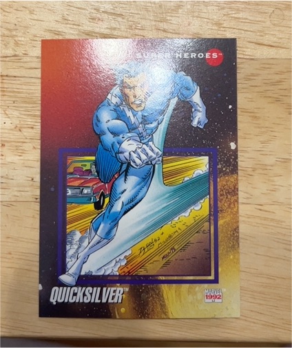 1992 Impel Marvel Universe Series 3 #7 Quicksilver — front
