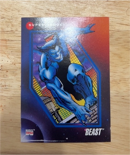 1992 Impel Marvel Universe Series 3 #6 Beast — front