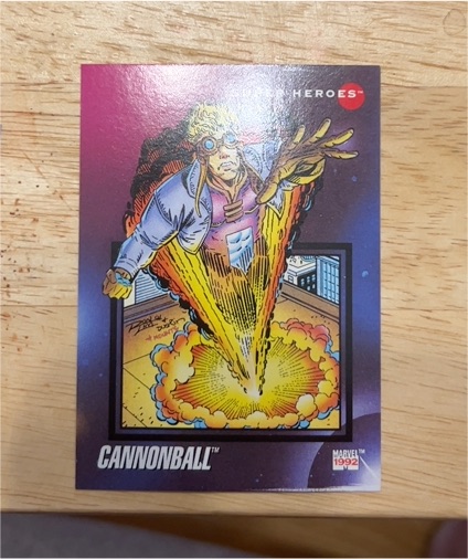 1992 Impel Marvel Universe Series 3 #5 Cannonball — front
