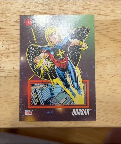 1992 Impel Marvel Universe Series 3 #2 Quasar — front
