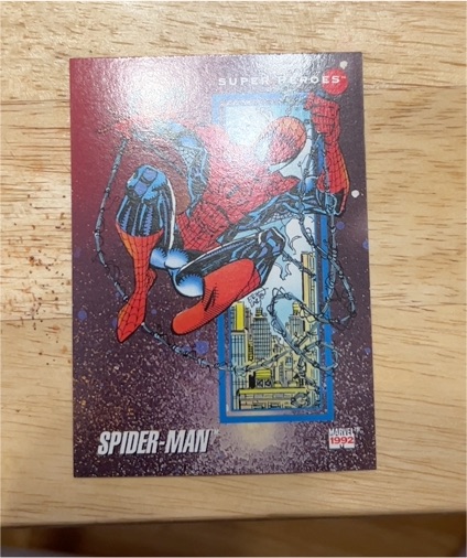 1992 Impel Marvel Universe Series 3 #1 Spider-Man — front