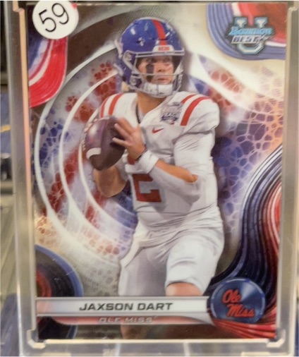 2024 Bowman's Best University #69 Jaxson Dart — front