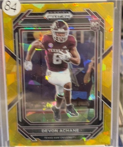 2023 Panini Prizm Draft Picks #117 Devon Achane — front