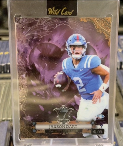 2024 Wild Card 7 Card Studs #4/6 Jaxson Dart — front