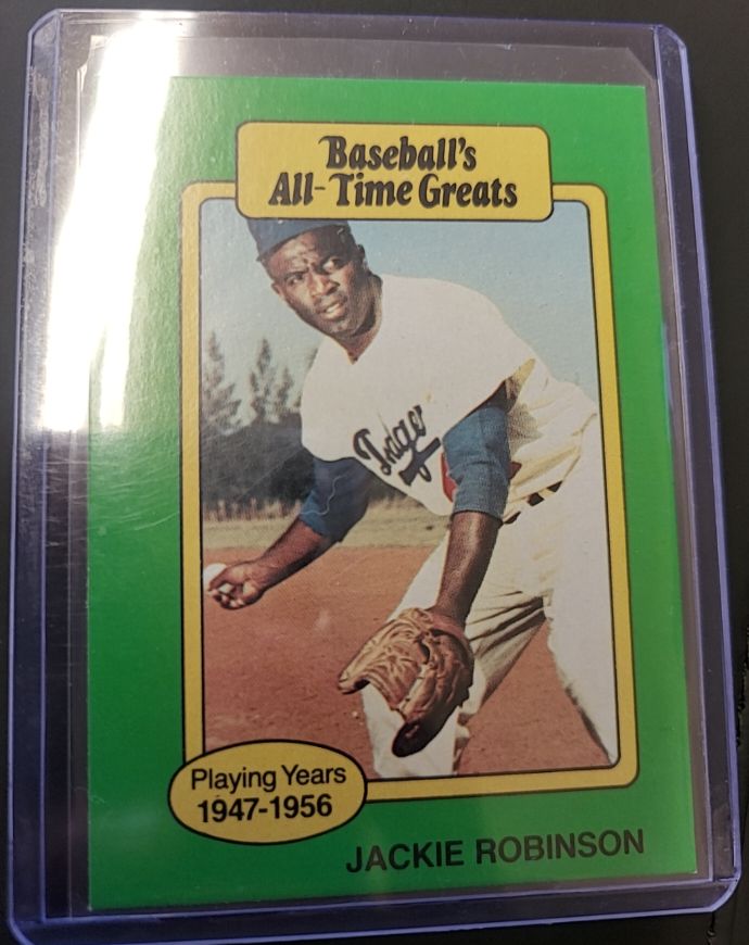 1987 Hygrade Baseball's All-Time Greats #NNO Jackie Robinson — front