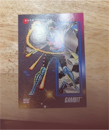 1992 Impel Marvel Universe #4 Gambit — front