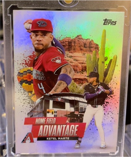 2025 Topps Series 1 #HA-20 Ketel Marte Home Field Advantage — front