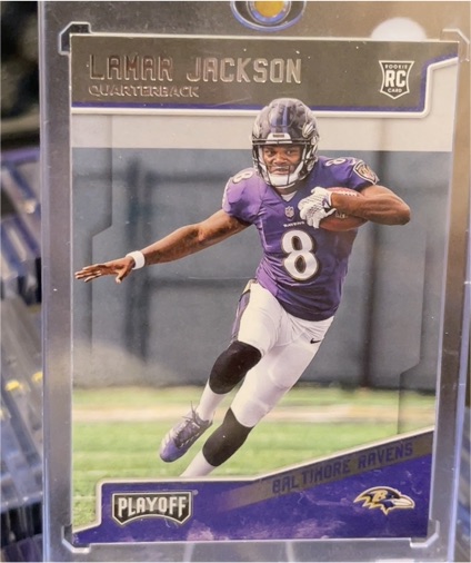 2018 Panini Playoff #212 Lamar Jackson — front
