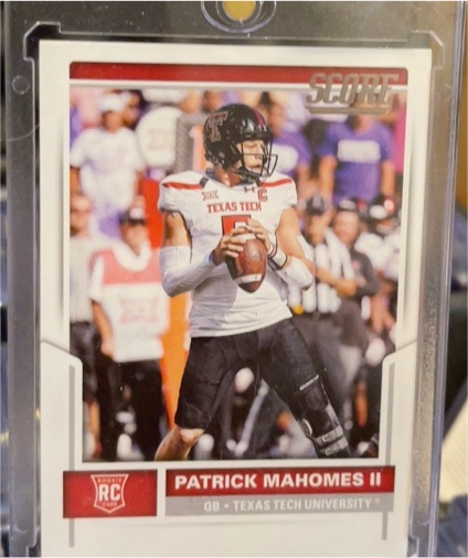 2017 Panini Score #403 Patrick Mahomes II — front