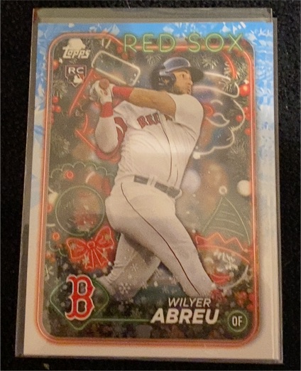 2024 Topps Holiday #H13 Wilyer Abreu — front