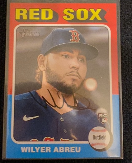 2024 Topps Heritage #385 Wilyer Abreu — front