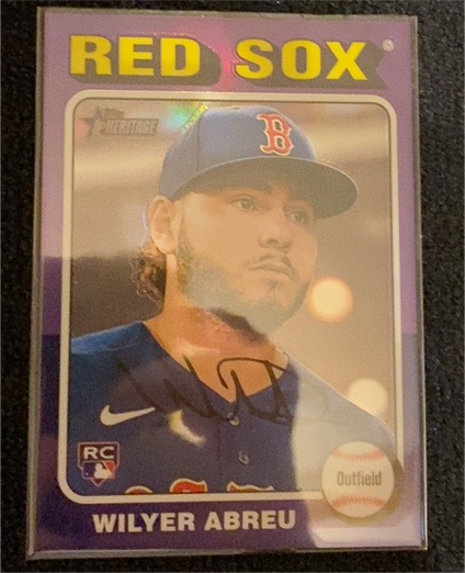 2024 Topps Heritage #385 Wilyer Abreu — front