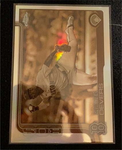 2025 Topps Chrome #127 Rafael Devers — front