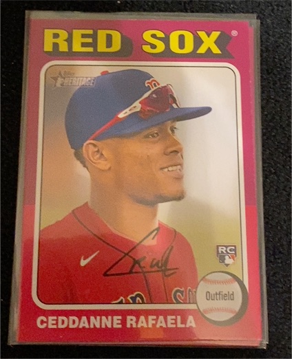 2024 Topps Heritage #420 Ceddanne Rafaela — front