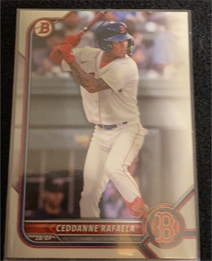 2022 Bowman Draft #BD-104 Ceddanne Rafaela — front