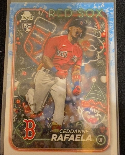 2024 Topps Holiday #H121 Ceddanne Rafaela — front