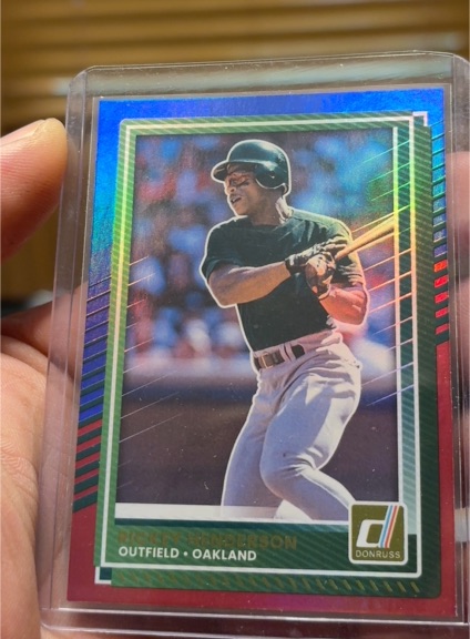 2025 Donruss #7 Rickey Henderson — front
