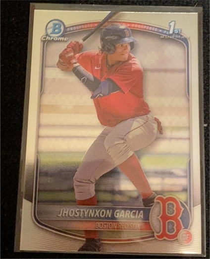 2025 Bowman Chrome #BCP-43 Jhostynxon Garcia — front