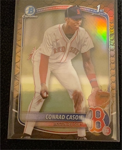 2025 Bowman Chrome Prospects #BCP-130 Conrad Cason — front