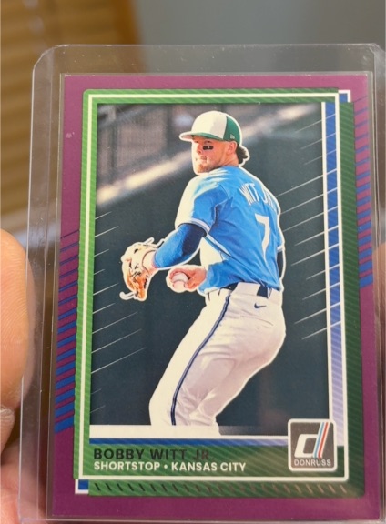 2025 Donruss #27 Bobby Witt Jr — front