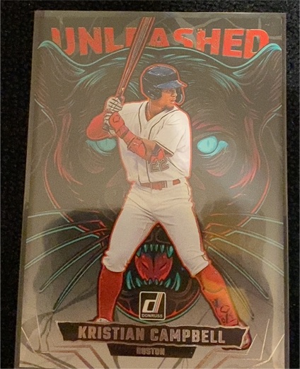 2025 Donruss Unleashed #5 Kristian Campbell — front
