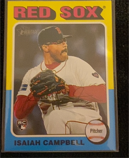 2024 Topps Heritage #645 Isaiah Campbell — front