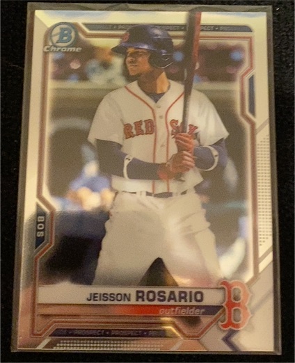2021 Bowman Chrome Prospects #BCP-37 Jeisson Rosario — front