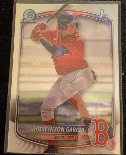2025 Bowman Chrome Prospects #BCP-43 Jhostynxon Garcia — front