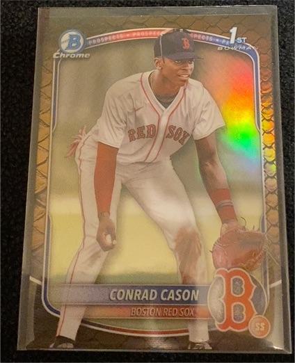 2025 Bowman Chrome Prospects #BCP-130 Conrad Cason — front