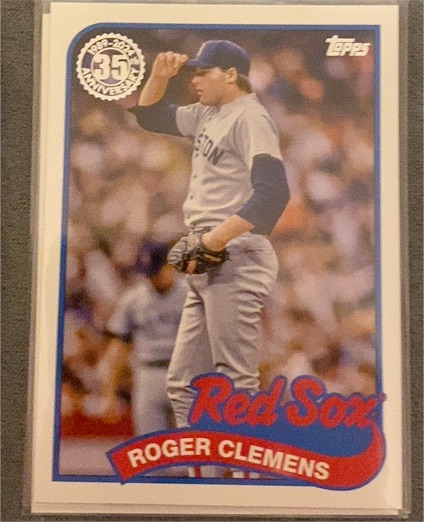 2024 Topps Update #89US-19 Roger Clemens 1989 Topps Baseball 35th Anniversary — front