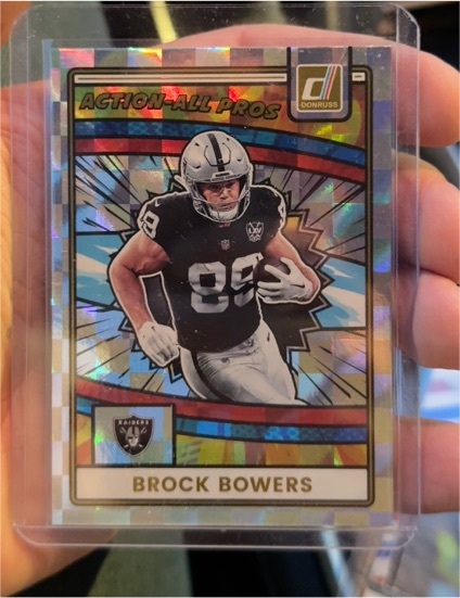2025 Donruss Action-All Pros #AAP-BBO Brock Bowers — front