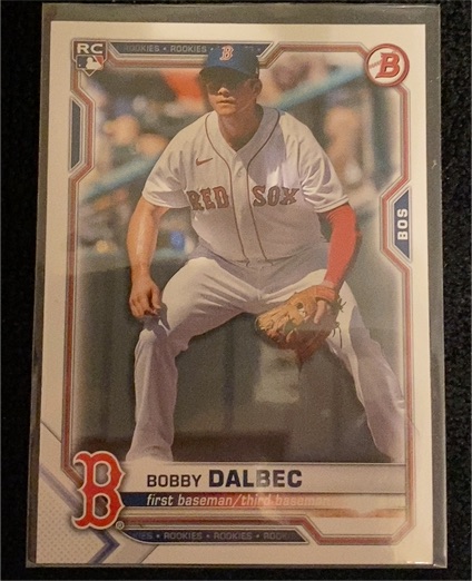 2021 Bowman #26 Bobby Dalbec Rookie Card — front