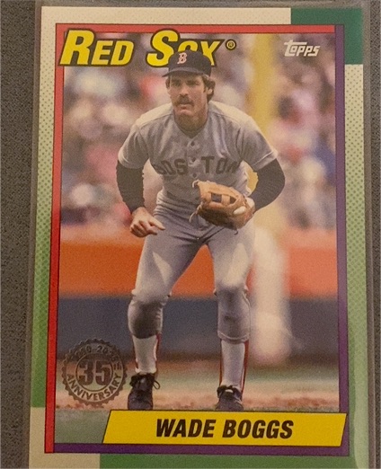 2025 Topps #T90-7 Wade Boggs 1990 Topps Baseball 35th Anniversary — front