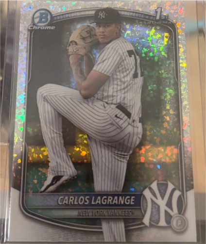 2025 Bowman Chrome #BCP-202 Carlos Lagrange — front