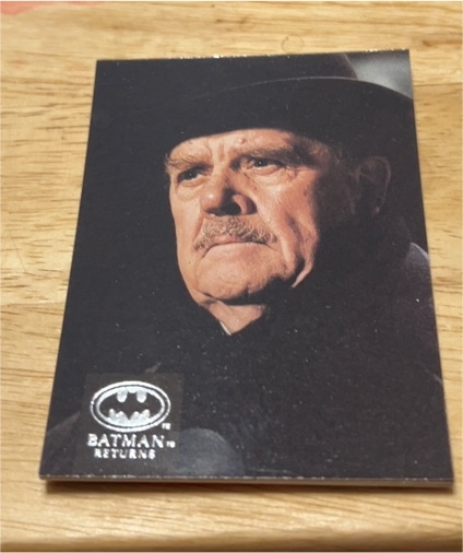 1992 Topps Stadium Club Batman Returns #A Commissioner Gordon (Pat Hingle) — front