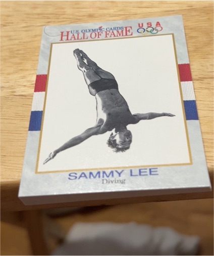 1991 Impel U.S. Olympic Cards Hall of Fame #49 Sammy Lee — front